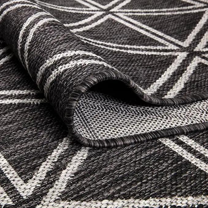 Keen Home Design Outdoor Runner Rug - 2x8 Washable Indoor/Outdoor Rug for Patio, Balcony, Kitchen, Garden, Beach, Deck and Porch. Size: 2'2" x 7'7" by GreenHaven Gardens