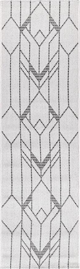 Keen Home Design Terrace Outdoor Runner Rug - 2x8 Washable Indoor/Outdoor Rug for Patio, Kitchen, Balcony, Beach, Garden, Deck and Porch, Size: 2'2"x7'7" by GreenHaven Gardens