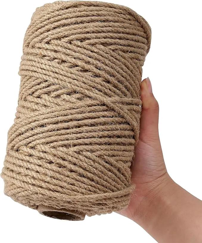 Natural Jute Twine,328 Feet 4mm Hemp Twine Rope for Gift Wrapping Craft Plant Garden Christmas Handmade Arts Decoration Packing String Home Decor by GreenHaven Gardens