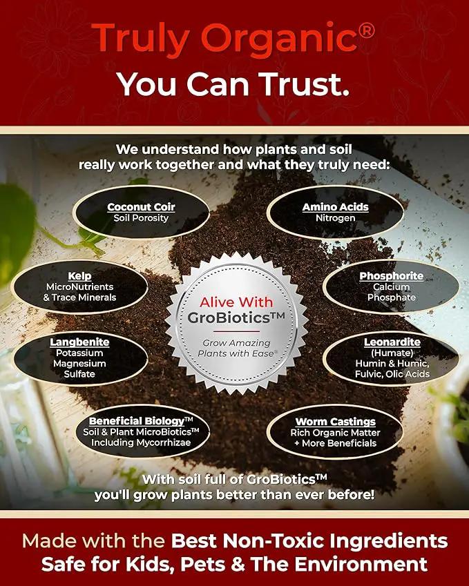Compressed Organic Potting Soil for Garden, Plants & Vegetables - Expands 4x When Mixed with Water - Indoor or Outdoor Use - Plant Food Mix Derived from Natural Coconut Coir & Worm Castings Fertilizer by GreenHaven Gardens