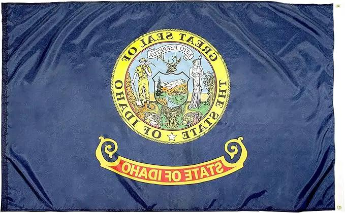 FlagSource Idaho Nylon State Flag, Made in USA, 5x8' by GreenHaven Gardens