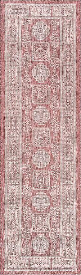 Keen Home Design Terrace Outdoor Runner Rug - 2x8 Washable Indoor/Outdoor Rug for Patio, Kitchen, Balcony, Beach, Garden, Deck and Porch, Size: 2'2"x7'7" by GreenHaven Gardens