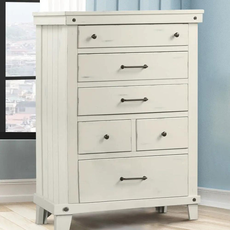 6 Drawer Chest - White by Unique Piece Furniture