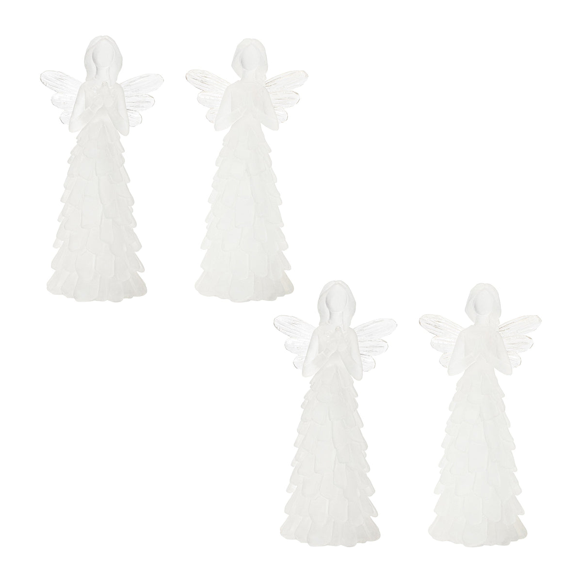 Frosted Angel Figurine (Set of 4), photo 4 of 4