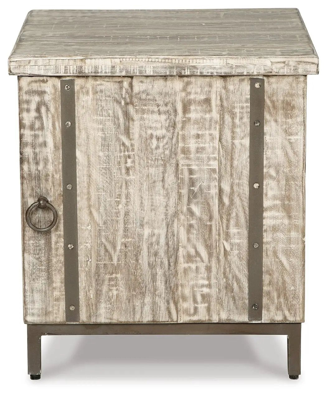Laddford - Accent Cabinet - Shelf - Whitewash by Unique Piece Furniture