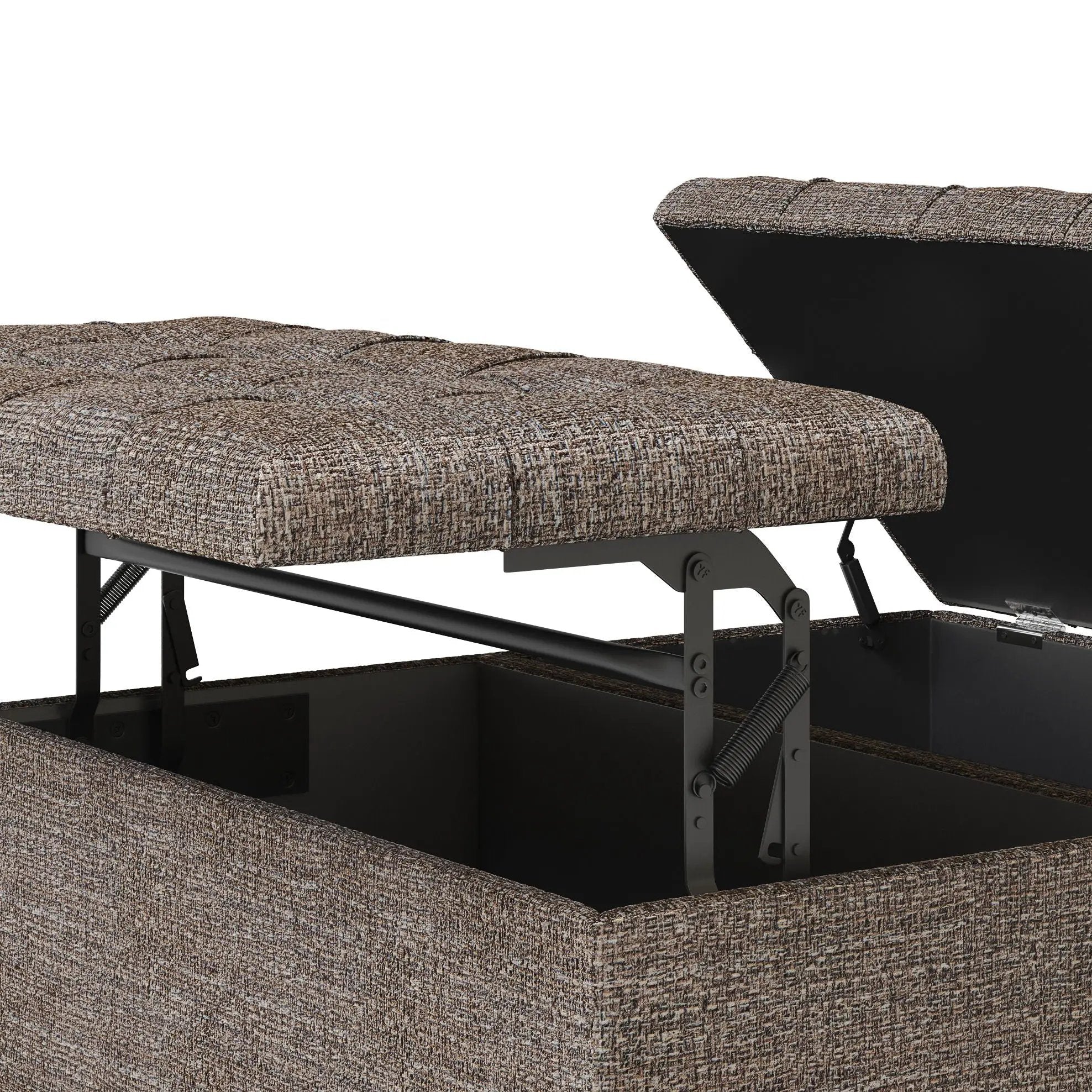 Harrison - Upholstered Coffee Table Storage Ottoman by HouseOfZazla