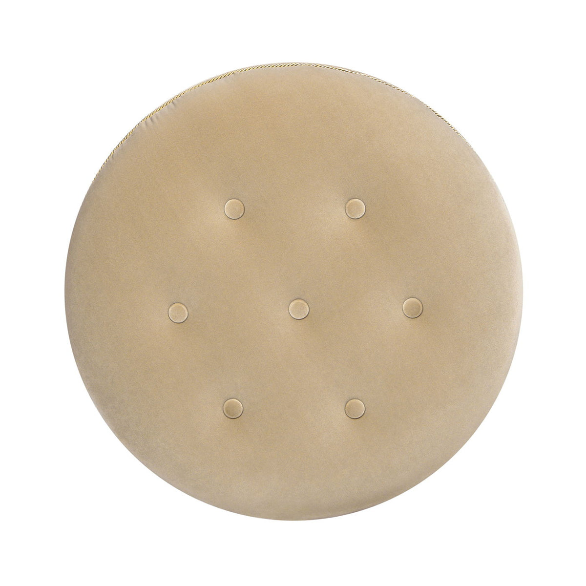 Yolanda - Round Upholstered Accent Ottoman, photo 34 of 40