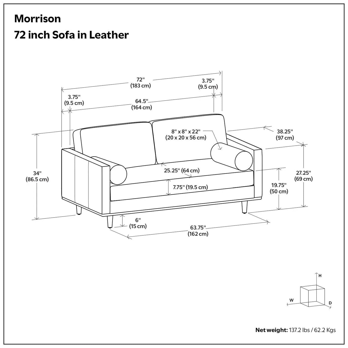 Morrison - Upholstered Sofa by Unique Piece Furniture