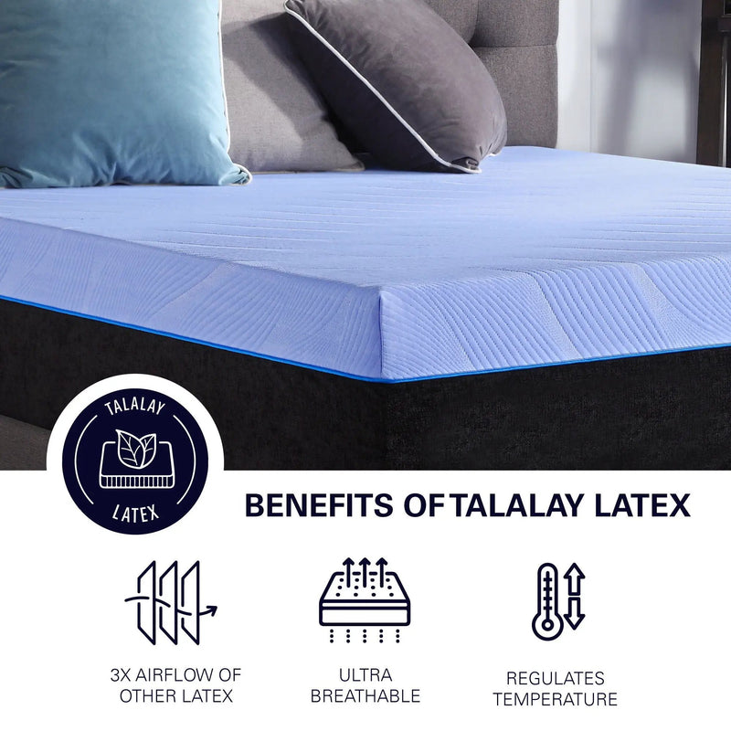 12" Refresh Hybrid Cooling Fast Responding Latex Foam And Coil Mattress by Unique Piece Furniture