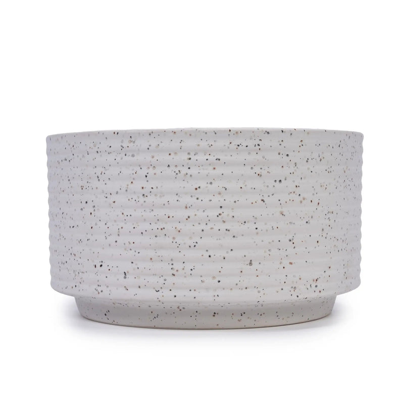 2 Pieces Flowerpot, Planter For Patio, Garden Or Windowsills - Milk White by Unique Piece Furniture