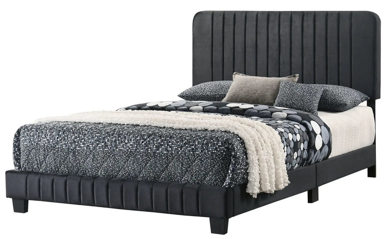 Channel Tufted Bed by Unique Piece Furniture