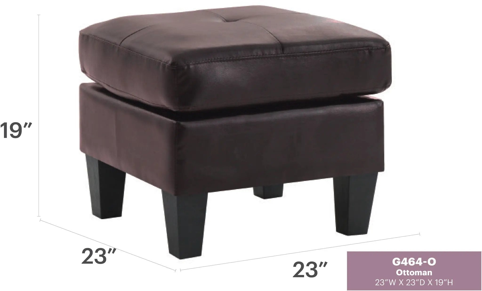 Casual Ottoman For Stylish Spaces by Unique Piece Furniture