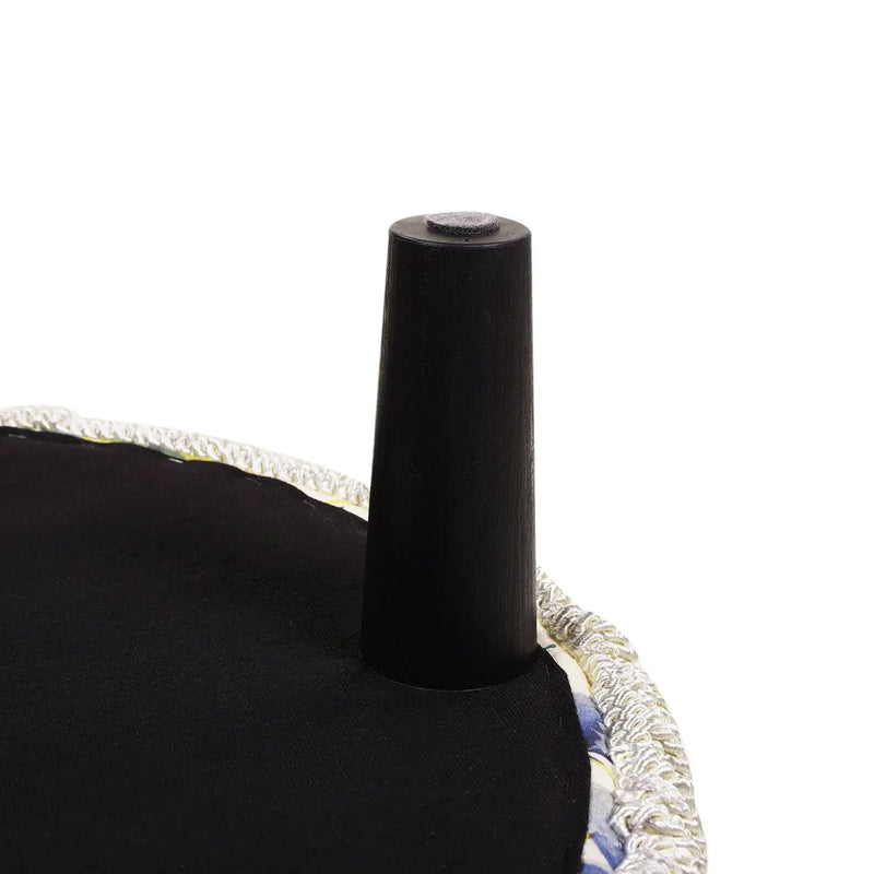 Yolanda - Round Upholstered Accent Ottoman by HouseOfZazla