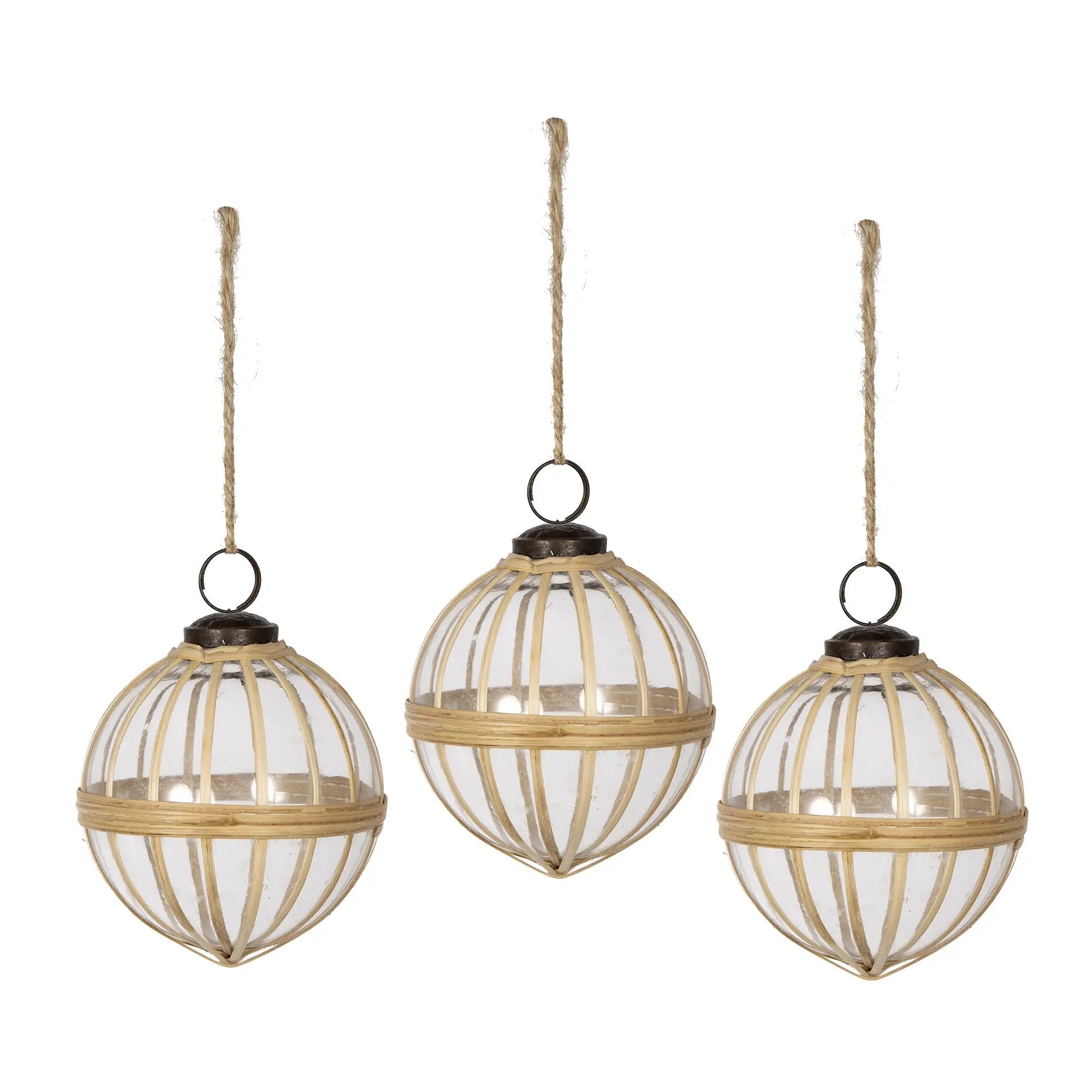 D3.2" X-Mas Hanging Ornament Set of 3 by HouseOfZazla