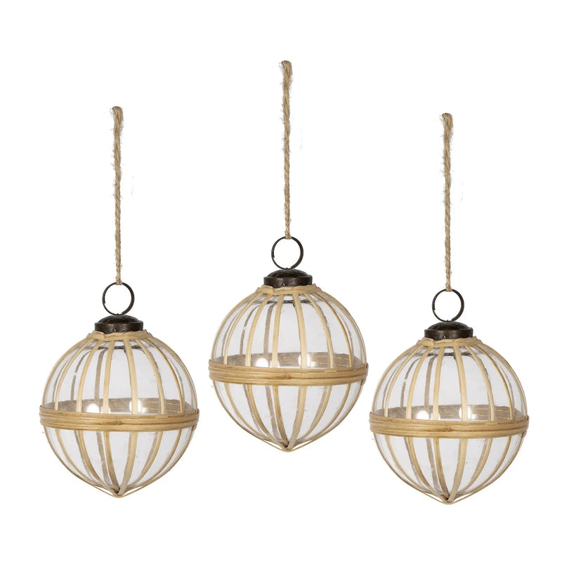 D3.2" X-Mas Hanging Ornament Set of 3 by HouseOfZazla
