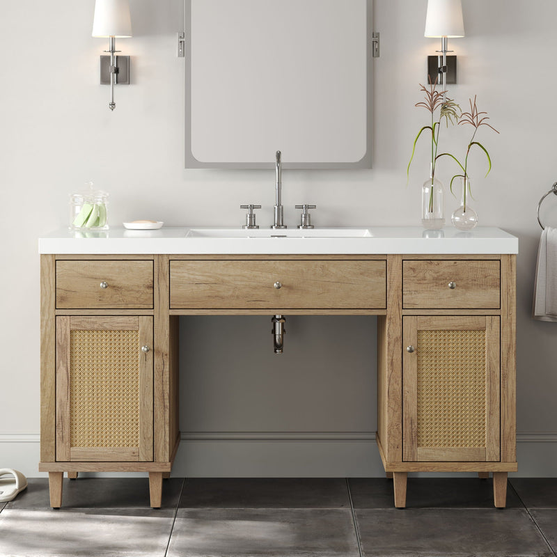 Bathroom Vanity With Sink, Spacious Storage Cabinet by HouseOfZazla