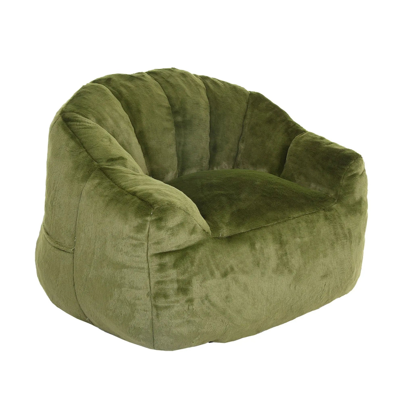 Beanbag Chair, Beanbag Sofa Chair With Armrests Stuffed High Density Foam by HouseOfZazla