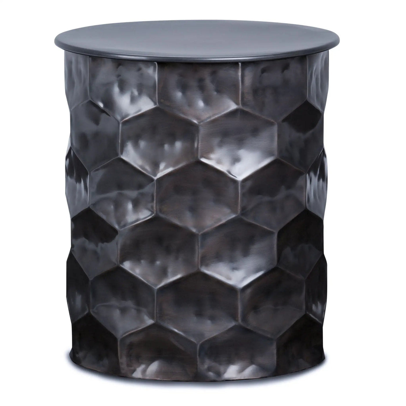 Whitney - Handcrafted Metal Storage Table by HouseOfZazla