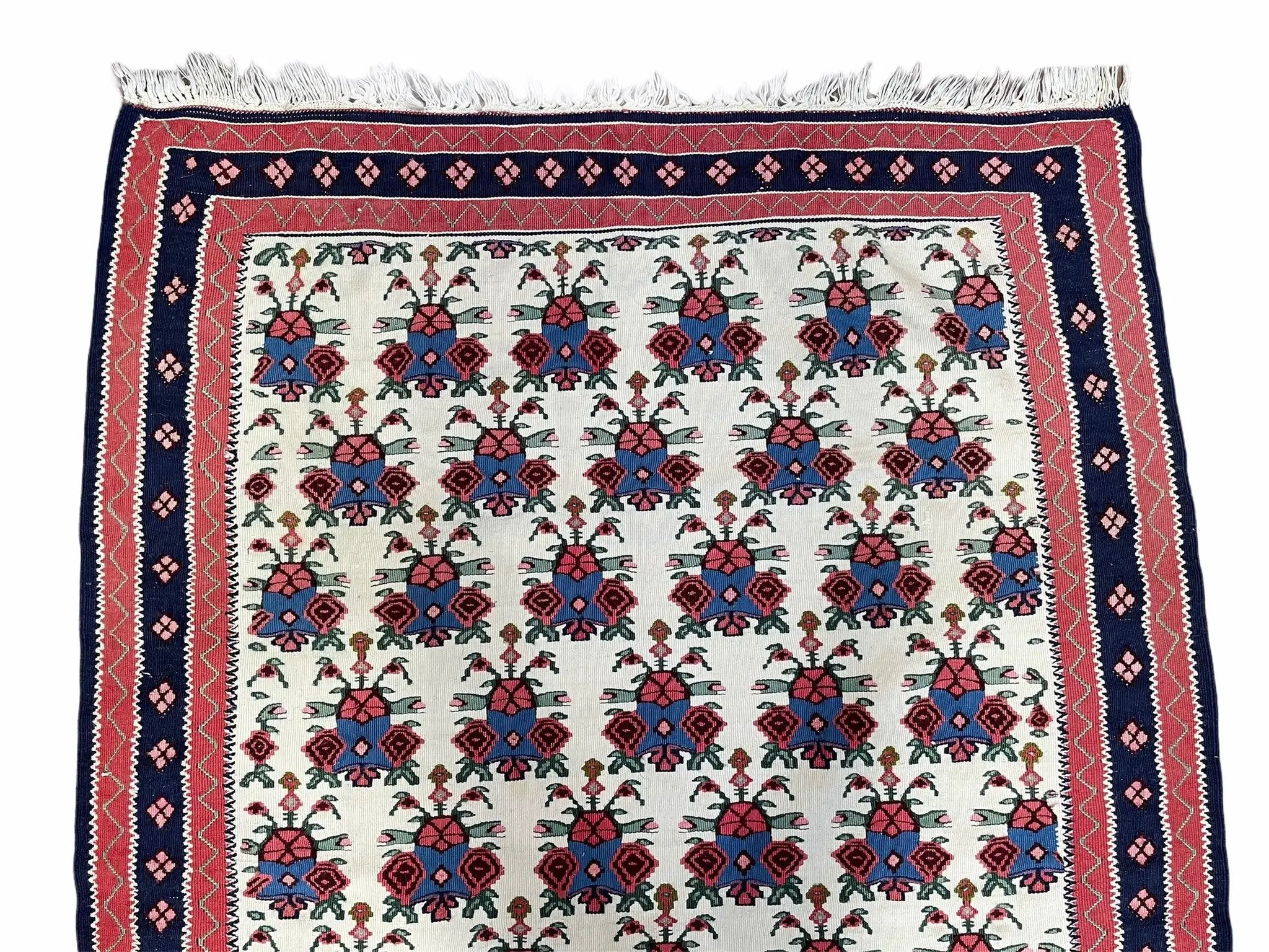 3x5 Vintage Kurdish Senneh Kilim Rug 3 x 5 Heirloom Rug Flatweave Antique Rug Playroom Rug Collectible Rug Beige Kilim by Jewel Rugs