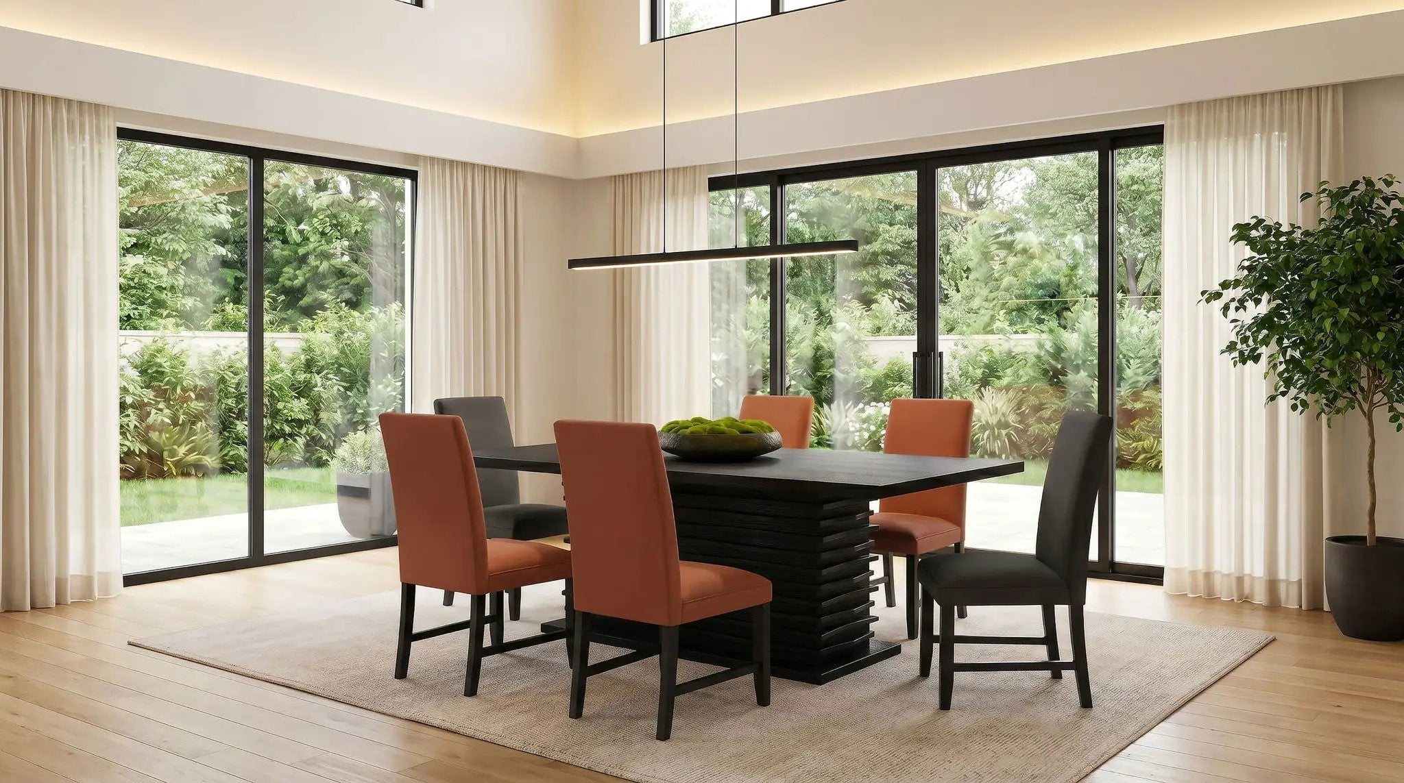 Stanton Rectangular 66-inch Dining Table Black by Unique Piece Furniture
