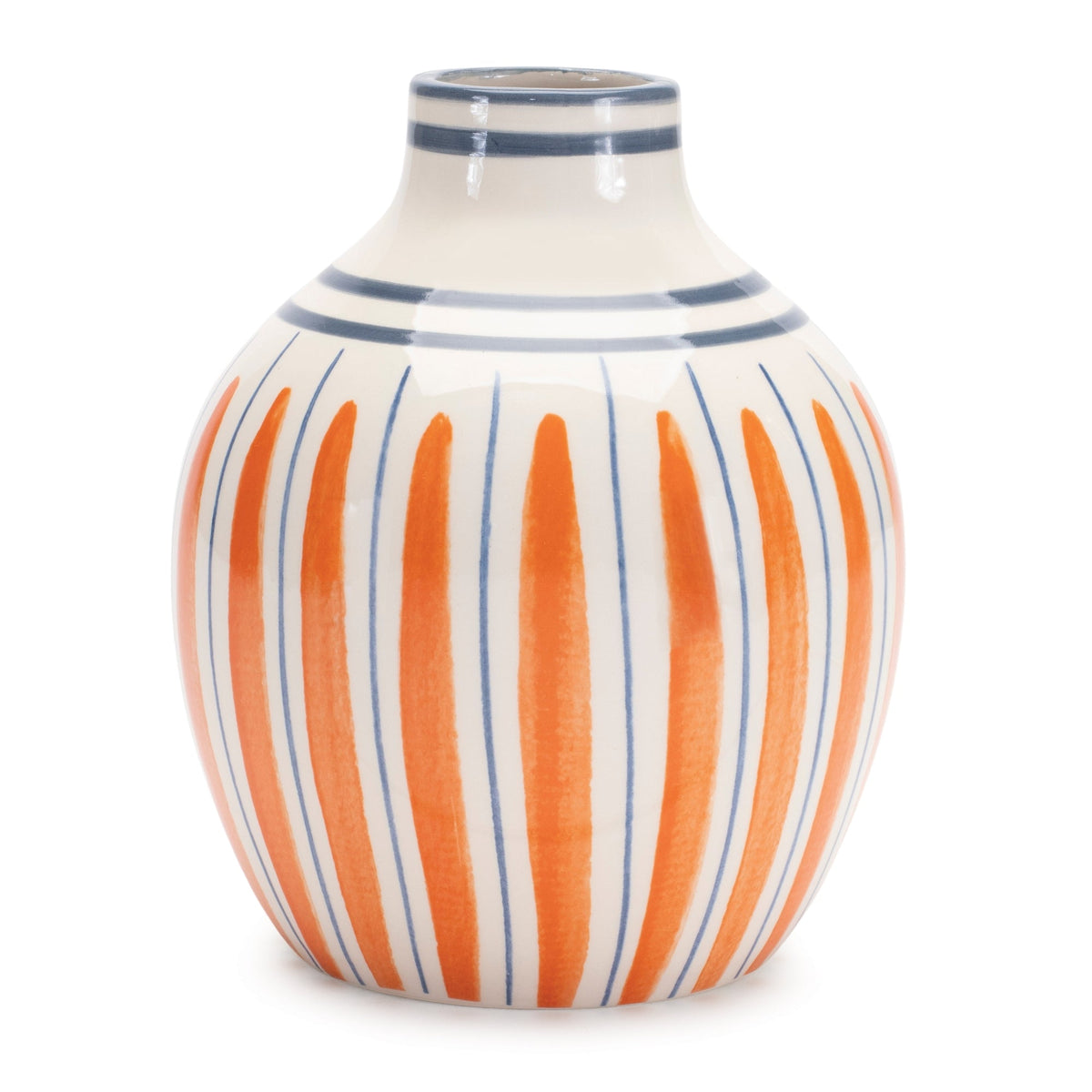 Multi-striped stone vase (set of 2), photo 2 of 3