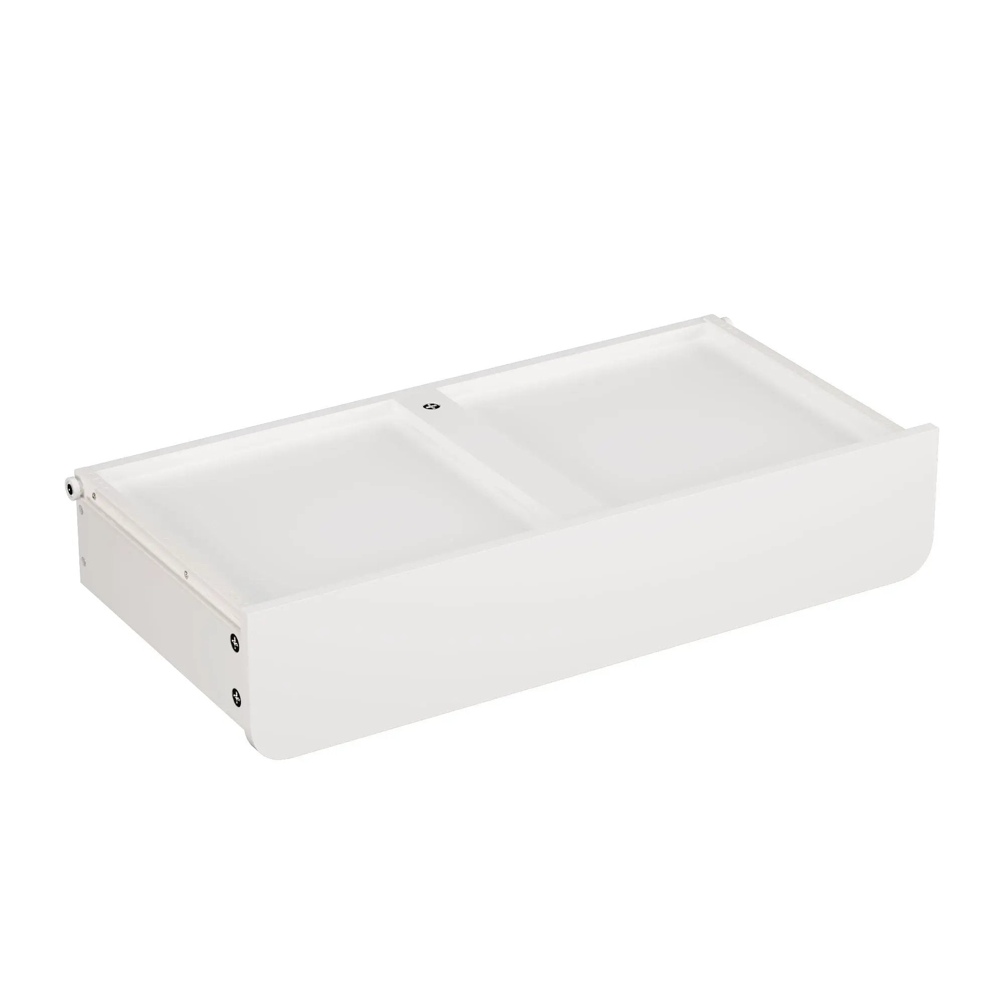 Bookshelf With Storage Bins And Drawer, Multi Functional Book Organizer For Toddlers - White by HouseOfZazla