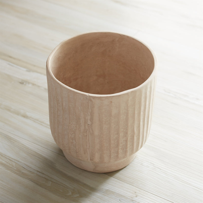 Recycled paper chalk vase 7.5"h, photo 2 of 4