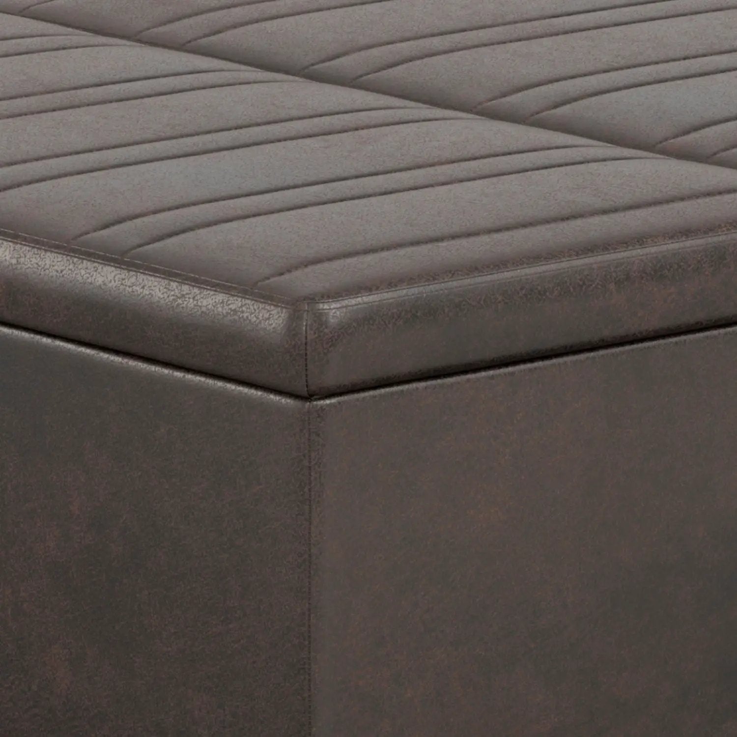 Ellis - Upholstered Coffee Table Storage Ottoman by HouseOfZazla