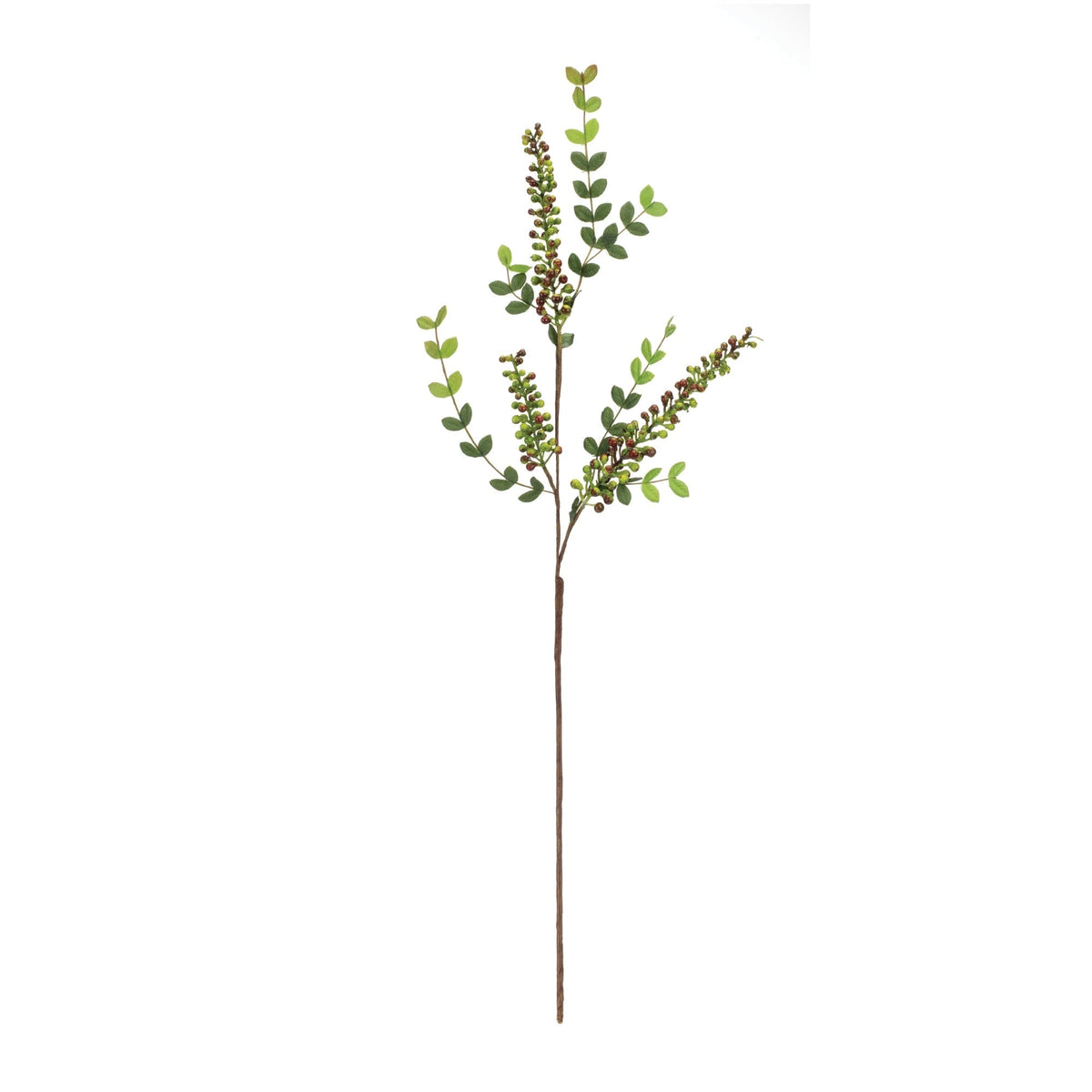 Variegated Red Berry Foliage Spray (Set of 6), photo 2 of 2