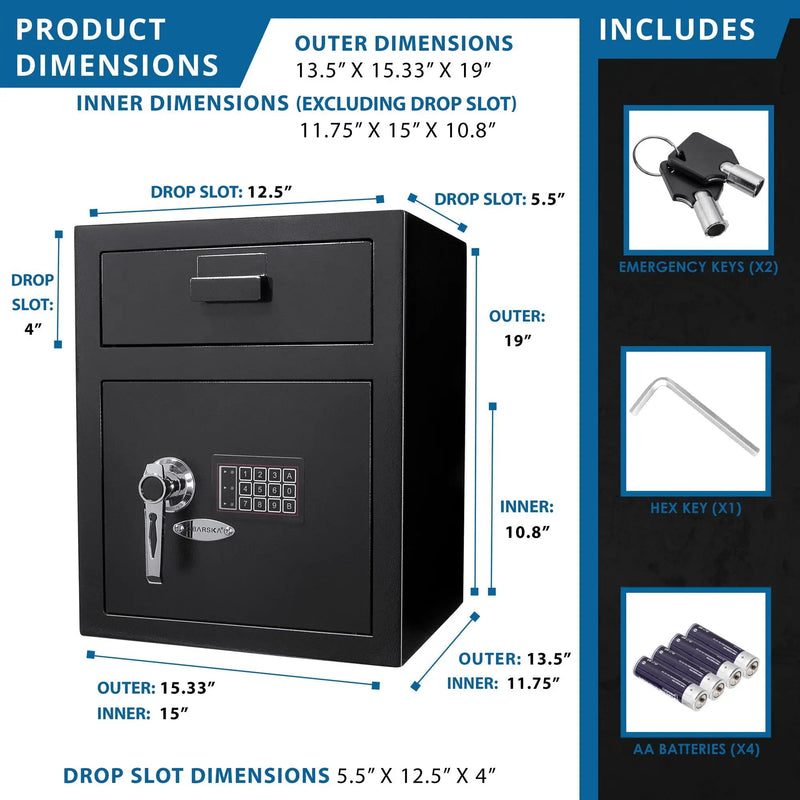 Durable Keypad Depository Safe by HouseOfZazla