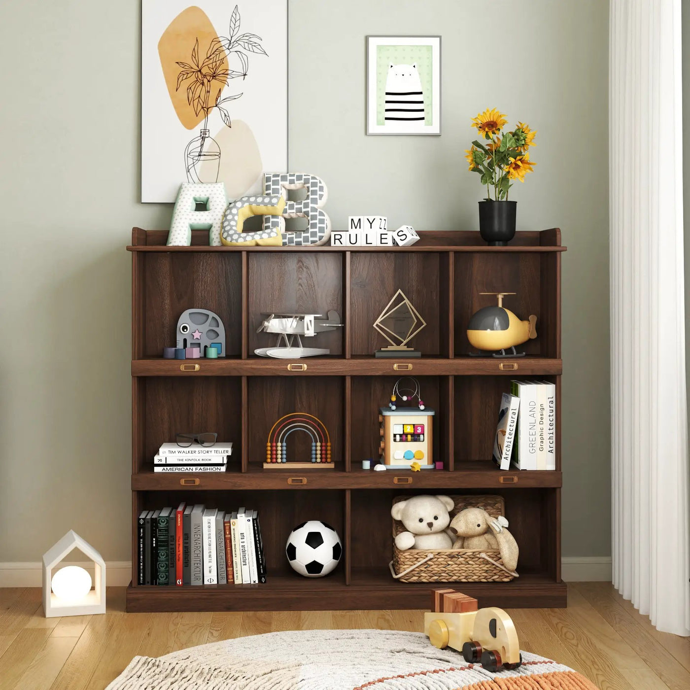 10-Shelf Bookcase by HouseOfZazla