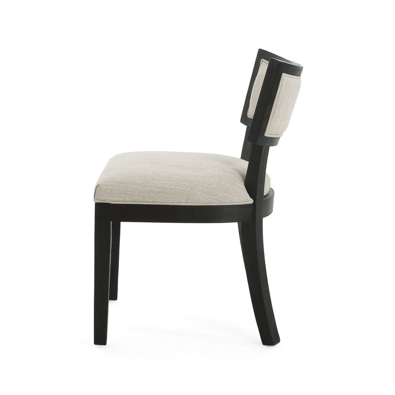 Farmhouse Style Fabric Upholstered Side Dining Chair Set by HouseOfZazla