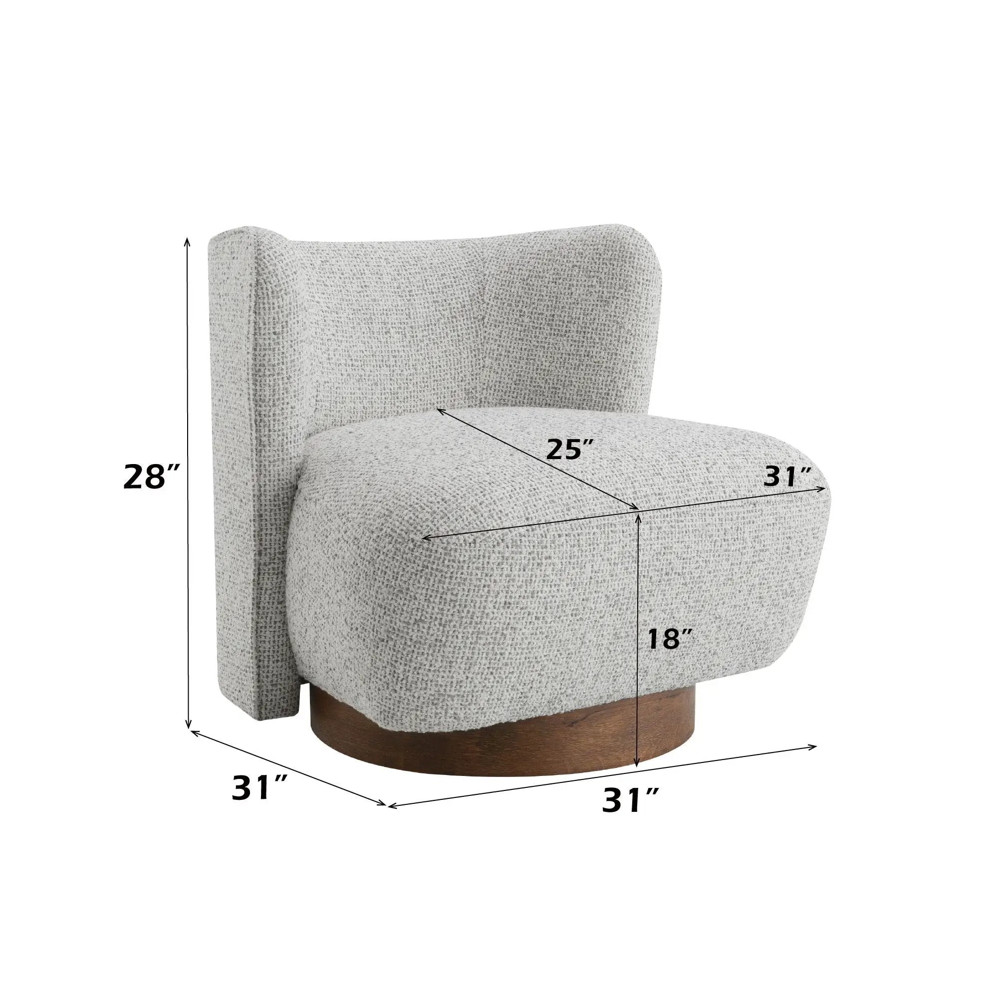 Lisa - Accent Chair - Gray by HouseOfZazla