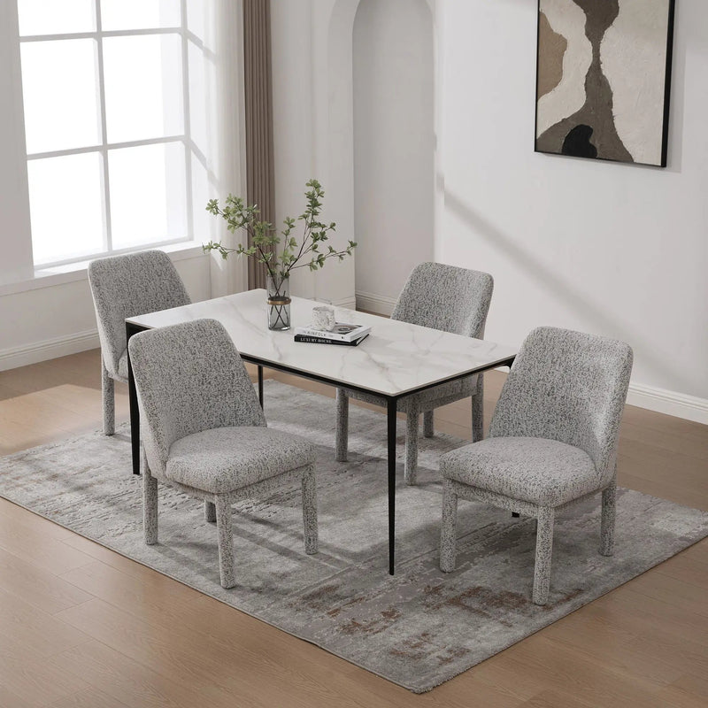 Wide Minimalist Dining Chair by Unique Piece Furniture