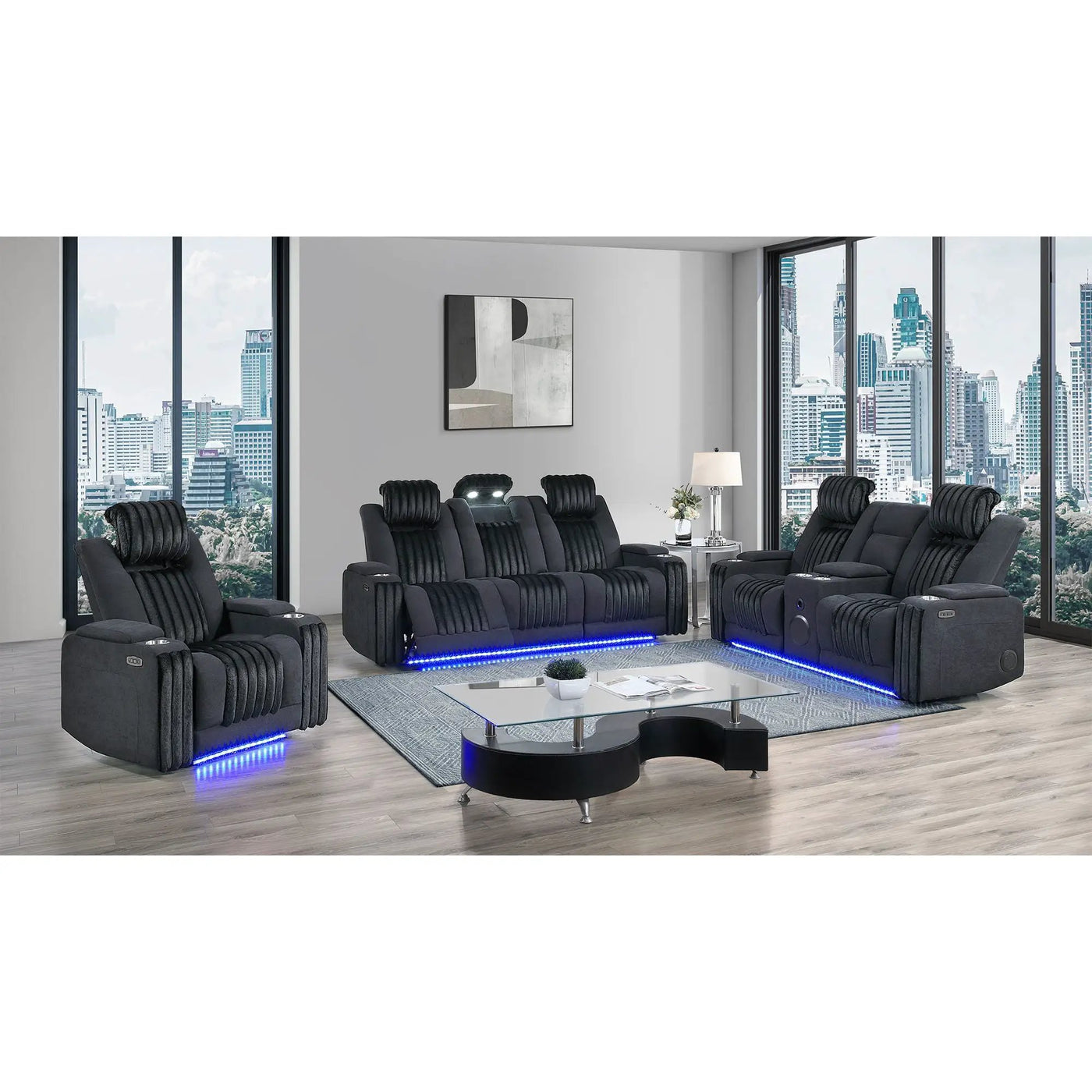 Duran - Power Recliner With Power Headrest by HouseOfZazla