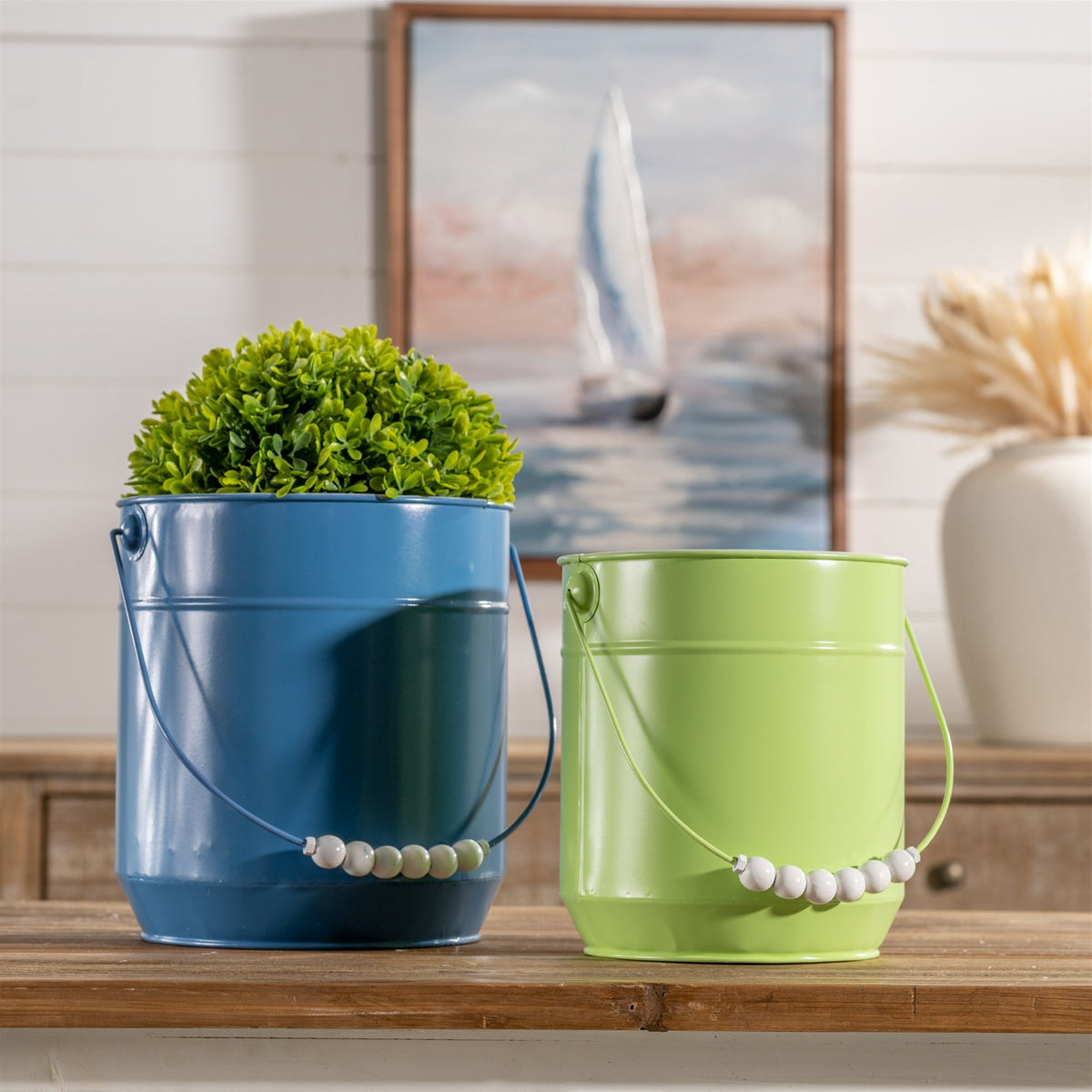 Boxwood Foliage Orb Set of 2, photo 2 of 4