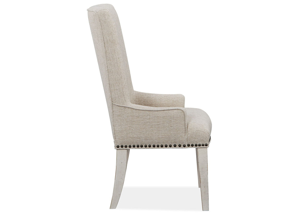 Bronwyn - Upholstered Host Side Chair (Set of 2) - Alabaster, photo 4 of 7