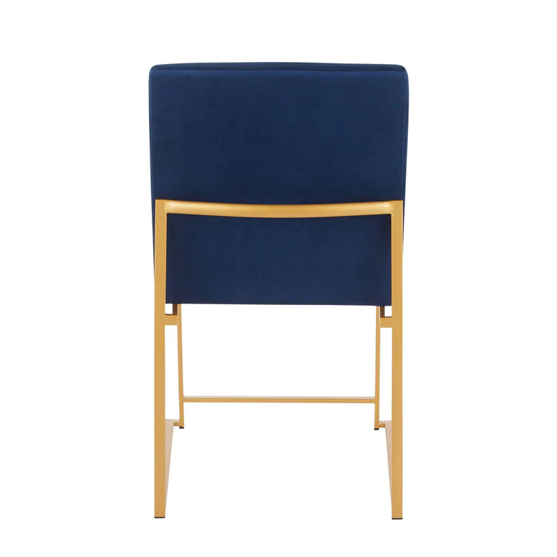 Fuji - Contemporary Stylish Frame, High Back Dining Chair (Set of 2) by Unique Piece Furniture