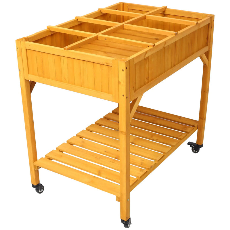 Elevated 8 Pocket Herb Garden Bed by HouseOfZazla