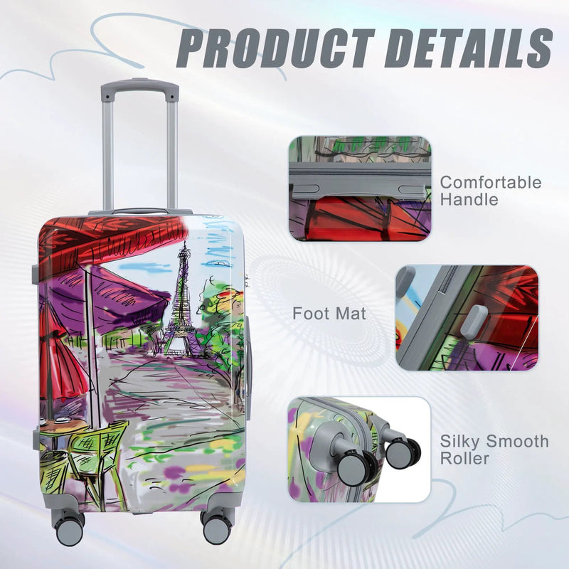 3-Piece PC Spinner Wheel Luggage Set by HouseOfZazla