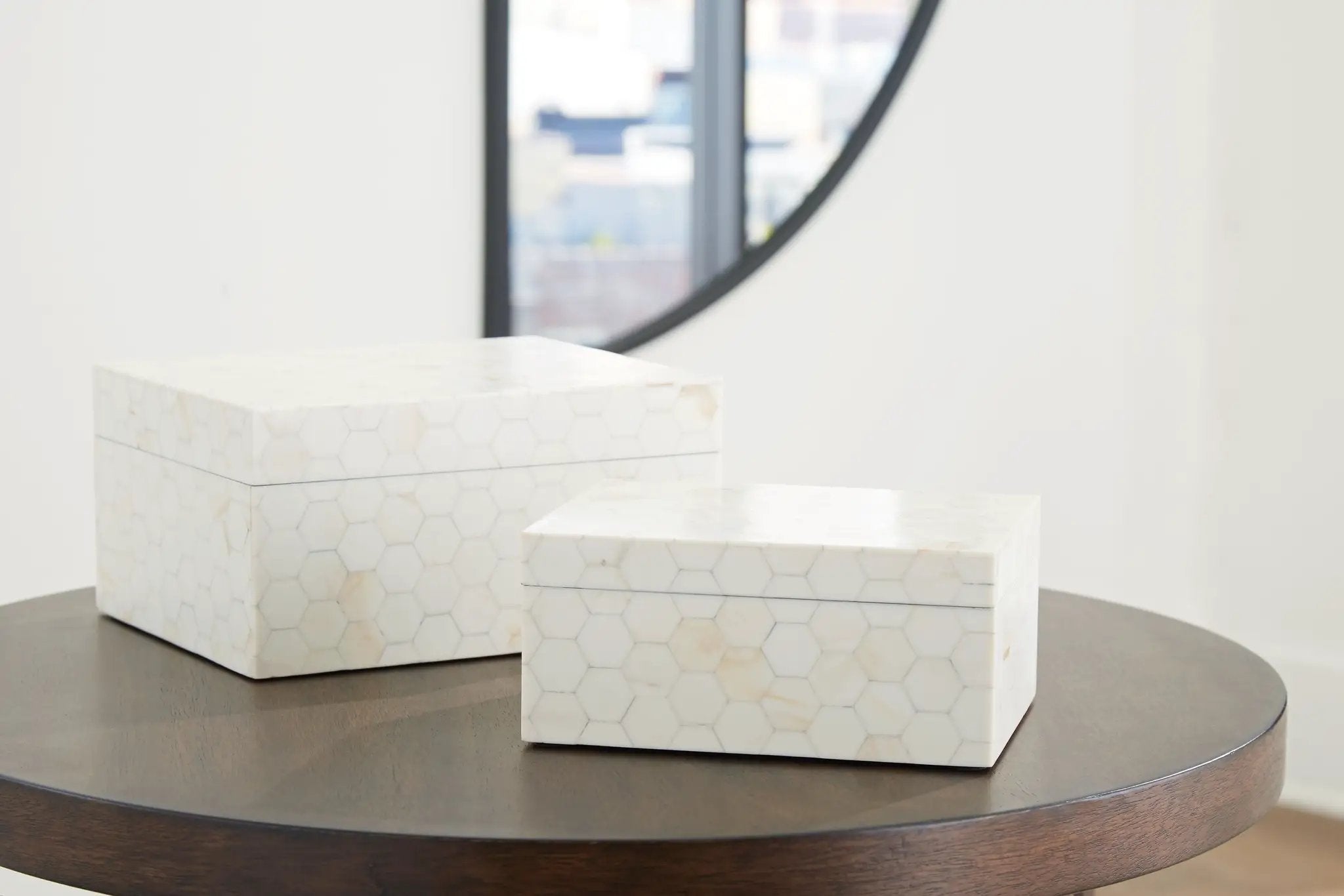 Aldenburg - Box Set (Set of 2) - Cream by Unique Piece Furniture