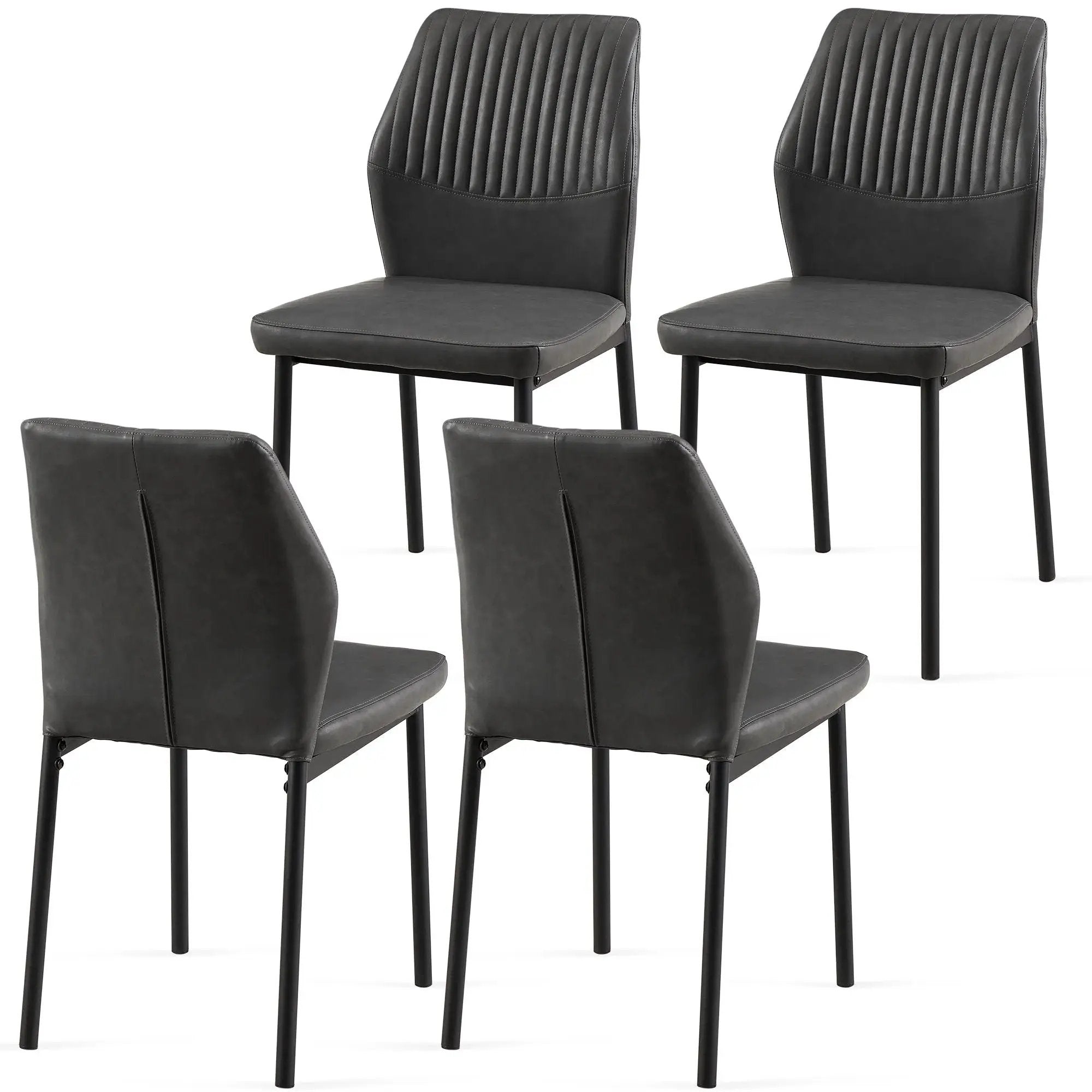 Dining Chairs Living Room Chair Modern Kitchen Armless Side Chair With Metal Legs by Unique Piece Furniture
