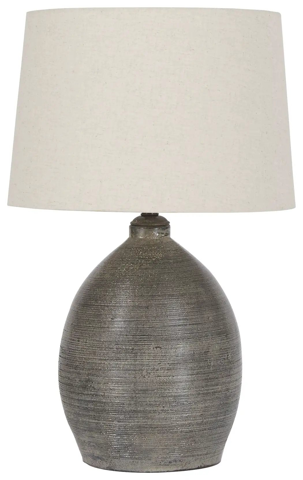 Joyelle - Terracotta Table Lamp - Gray by Unique Piece Furniture