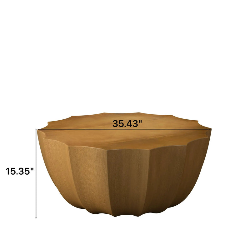 Modern Round Coffee Table For Indoor / Outdoor by Unique Piece Furniture