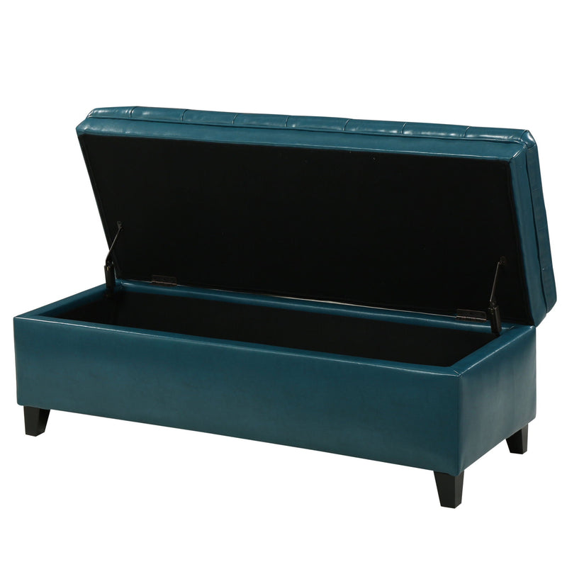 Juliana Storage Ottoman With Birch Legs by HouseOfZazla