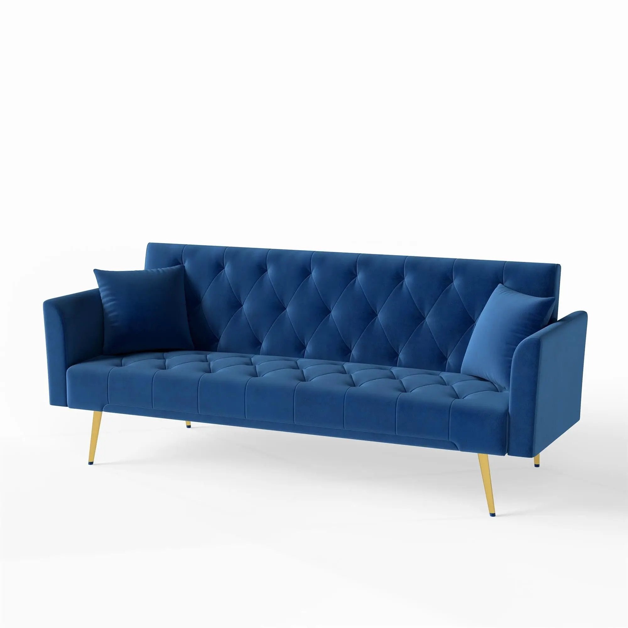 Modern Convertible 72 Inch Foldable Sleeper Sofa by HouseOfZazla