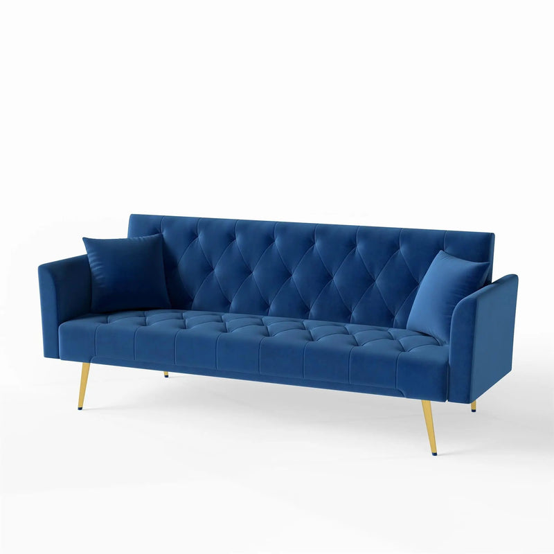 Modern Convertible 72 Inch Foldable Sleeper Sofa by HouseOfZazla