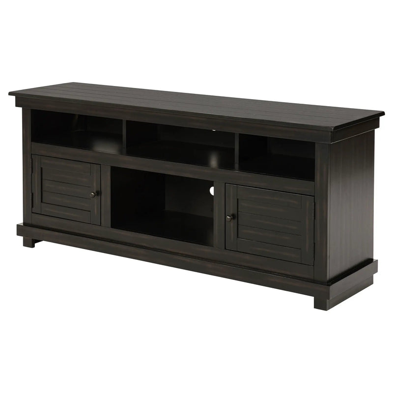 Payne 60-inch TV Stand Media Console Distressed Java by Unique Piece Furniture