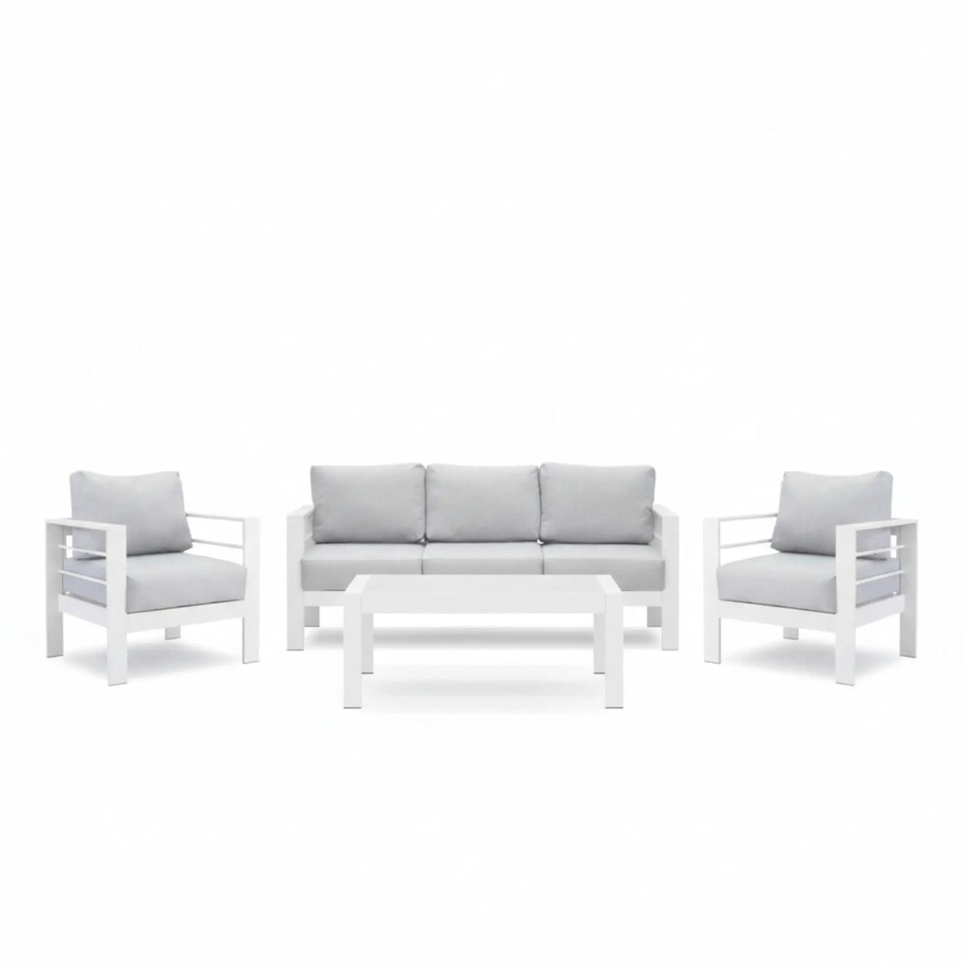 Outdoor Patio Set With All-Weather Thick Cushions by HouseOfZazla