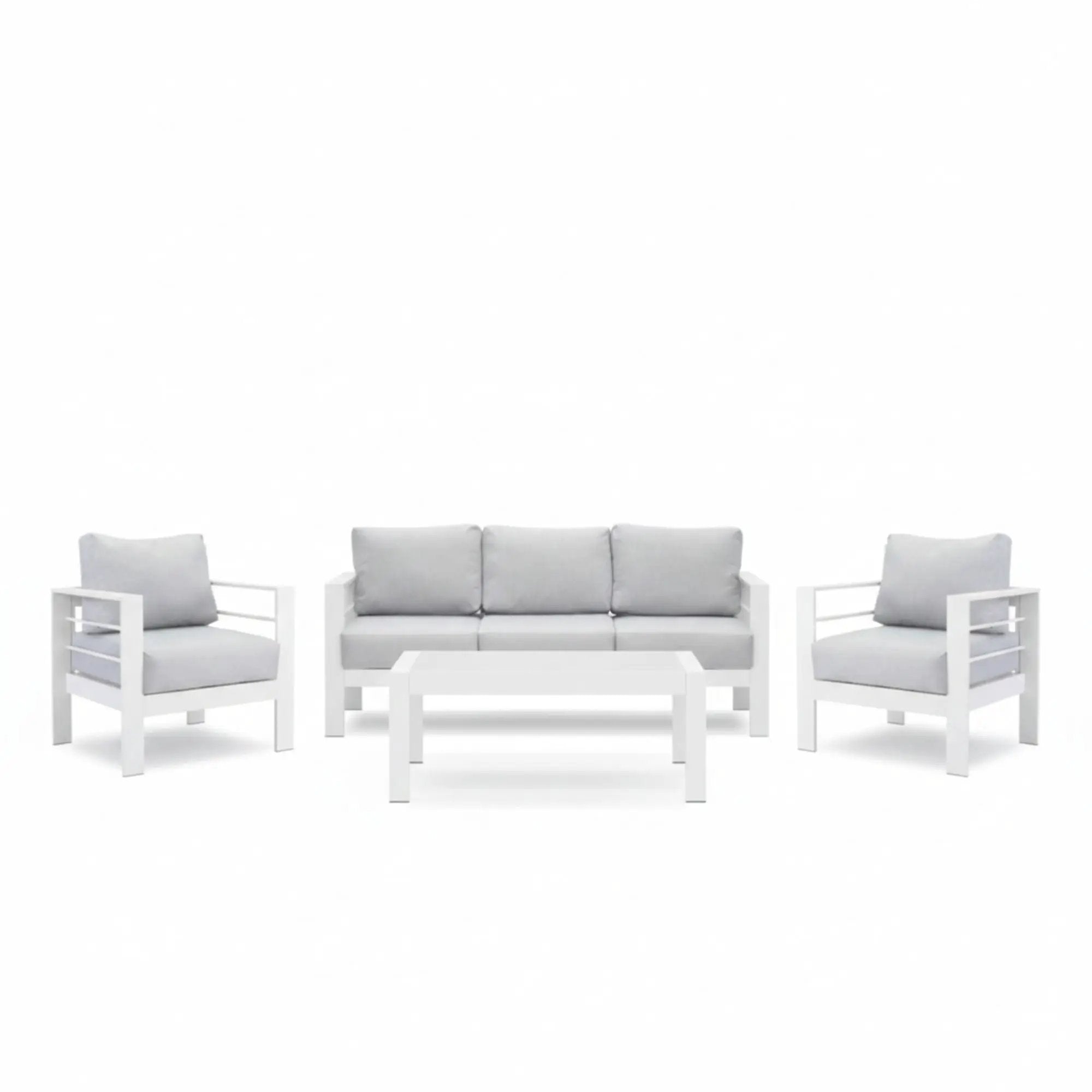 Outdoor Patio Set With All-Weather Thick Cushions by HouseOfZazla
